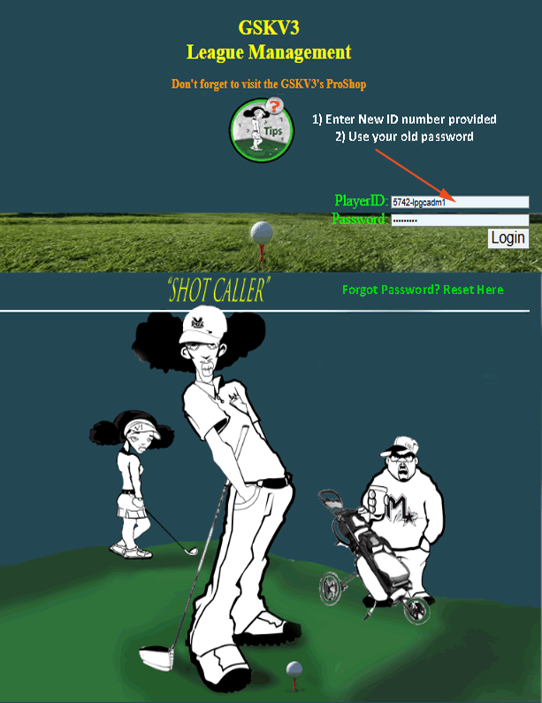 Login Instruction Screenshot